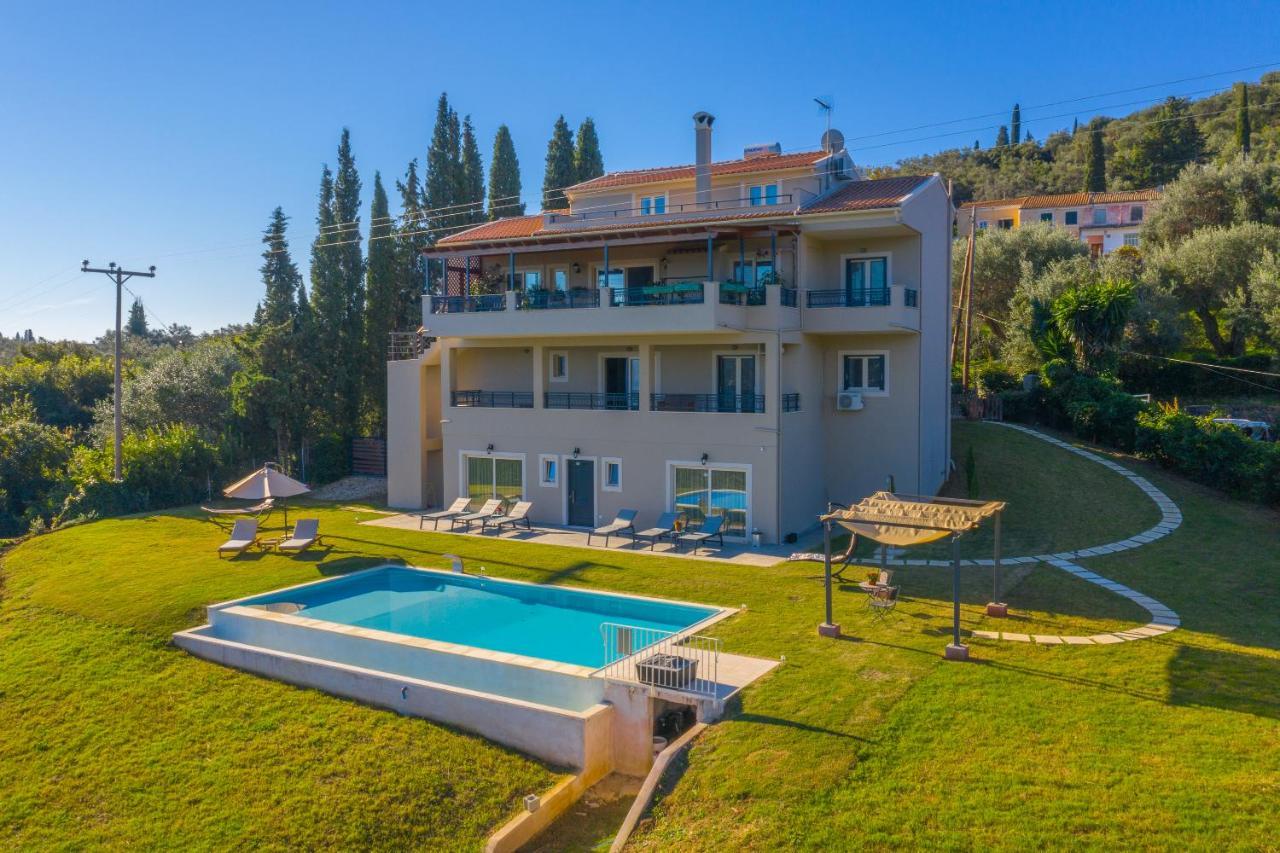 Ionian Sea View Villa By Whitedreamvillas Kato Korakiana Zewnętrze zdjęcie